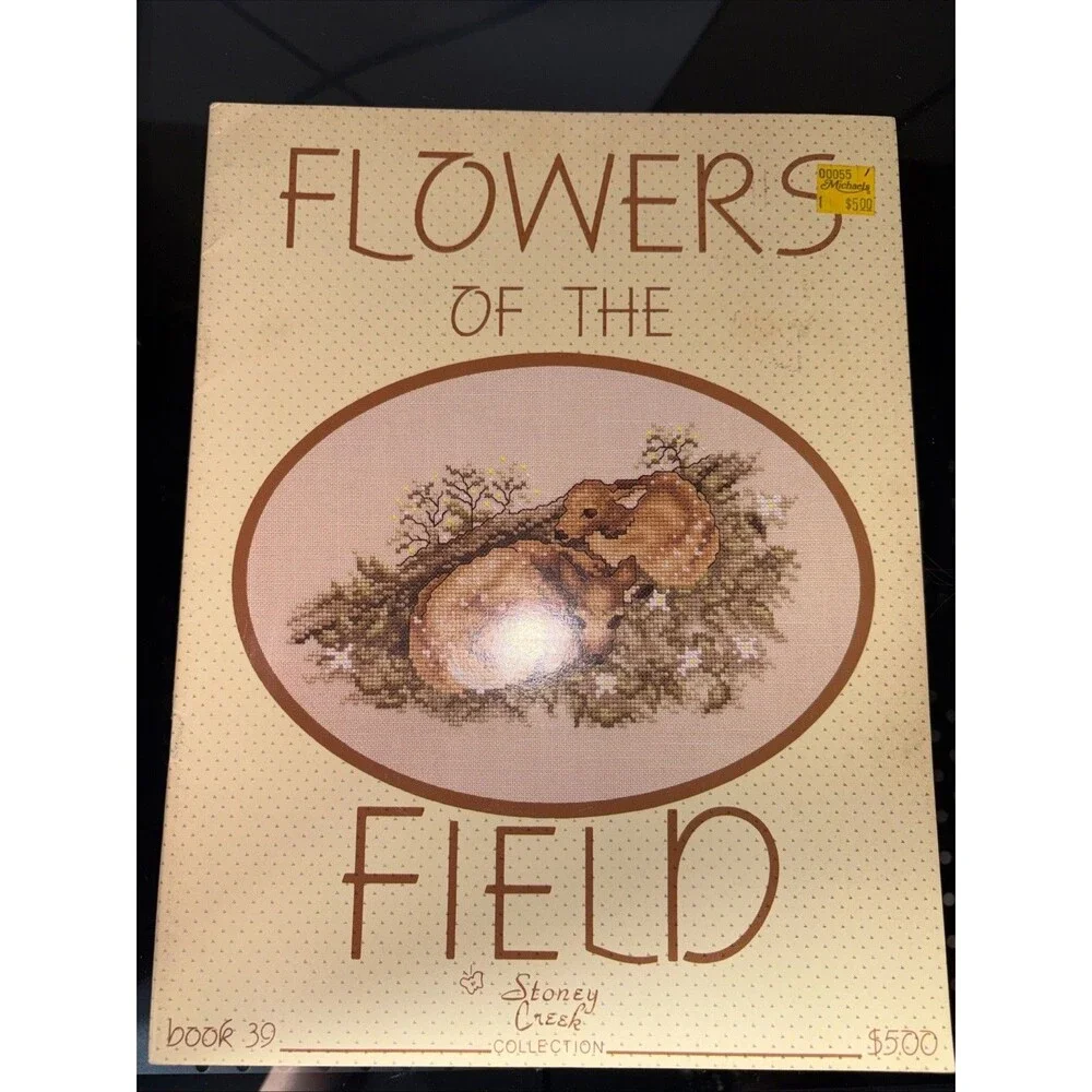 Flower Of The Field 1987 Vintage Cross Stitch Book 39 Stoney Creek